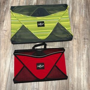 Eagle Creek Travel Gear Pack-It System lot Treefrog Stripe and Red